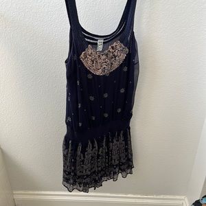 Free people dress - sheer material. Super cute!